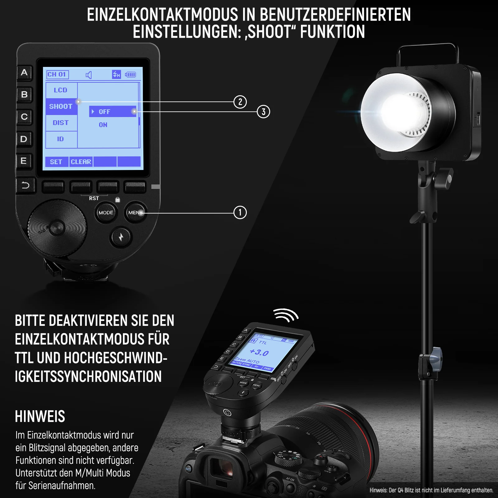 NEEWER QPRO TTL Funk Blitzauslöser - Image 6