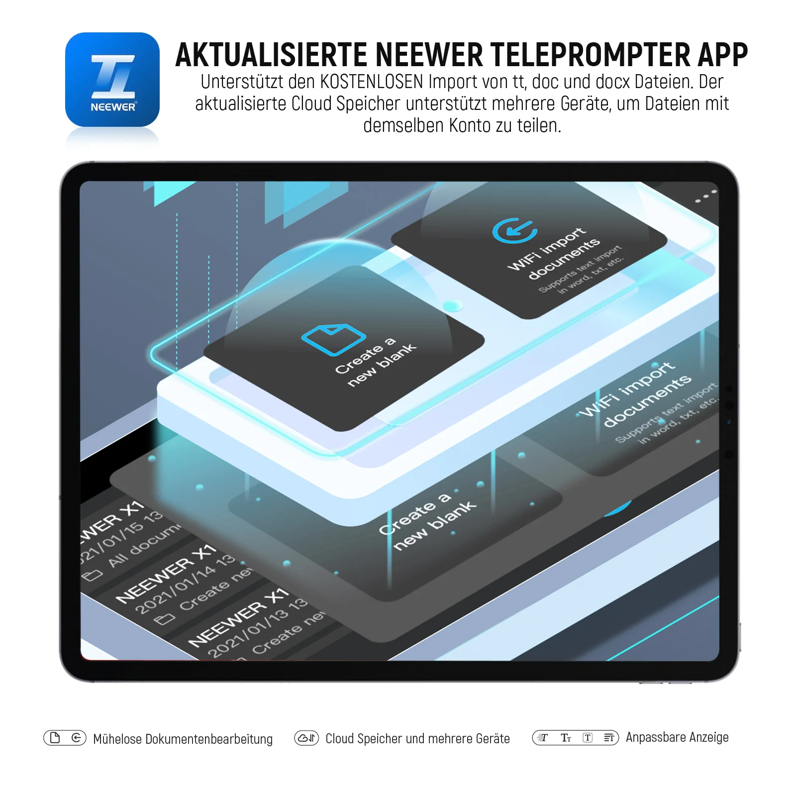NEEWER RT113 Fernbedienung für NEEWER Teleprompter App - Image 4