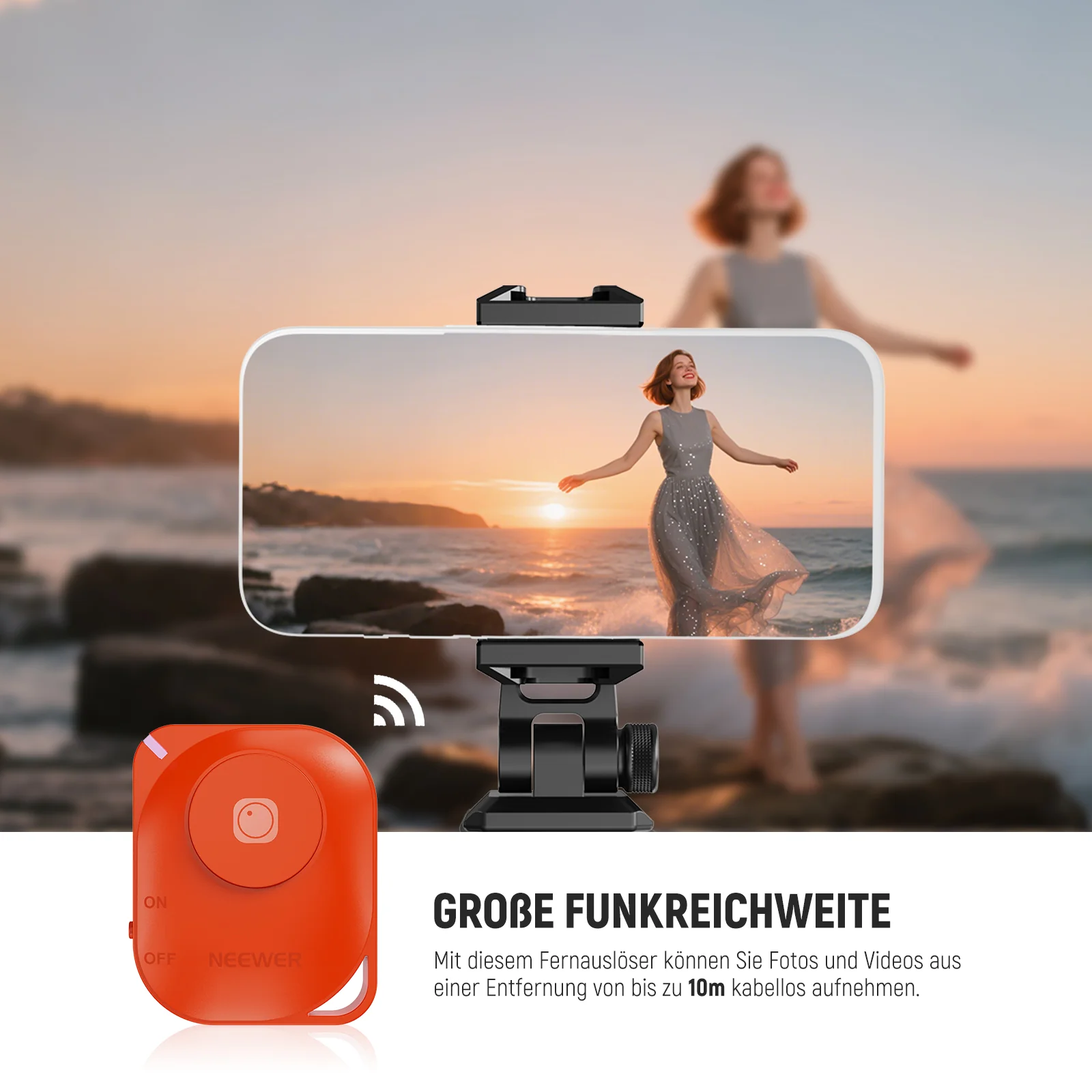 NEEWER RT116 Drahtlose Bluetooth Fernauslöser für Kameras - Image 4