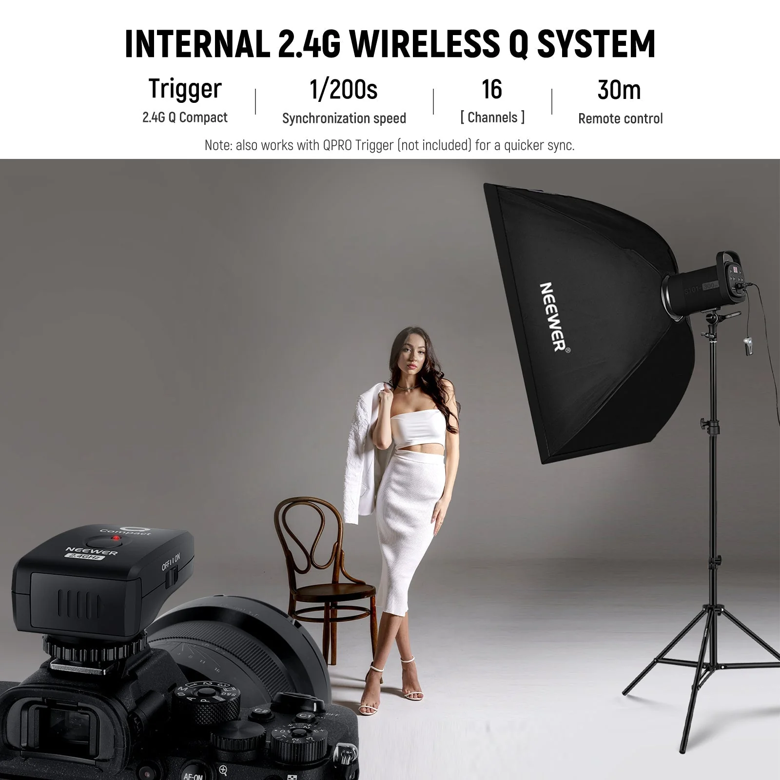 NEEWER S101-300W PRO Studio Flash Blitzlicht Studioblitz - Image 5
