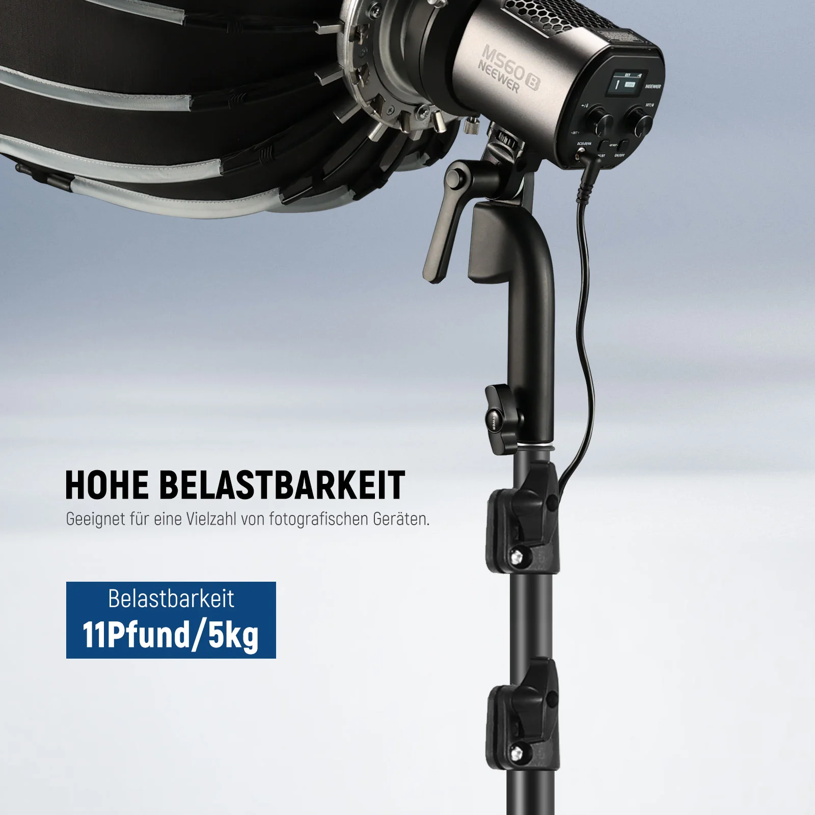 NEEWER ST178B 70"/178cm Lichtstativ - Image 7