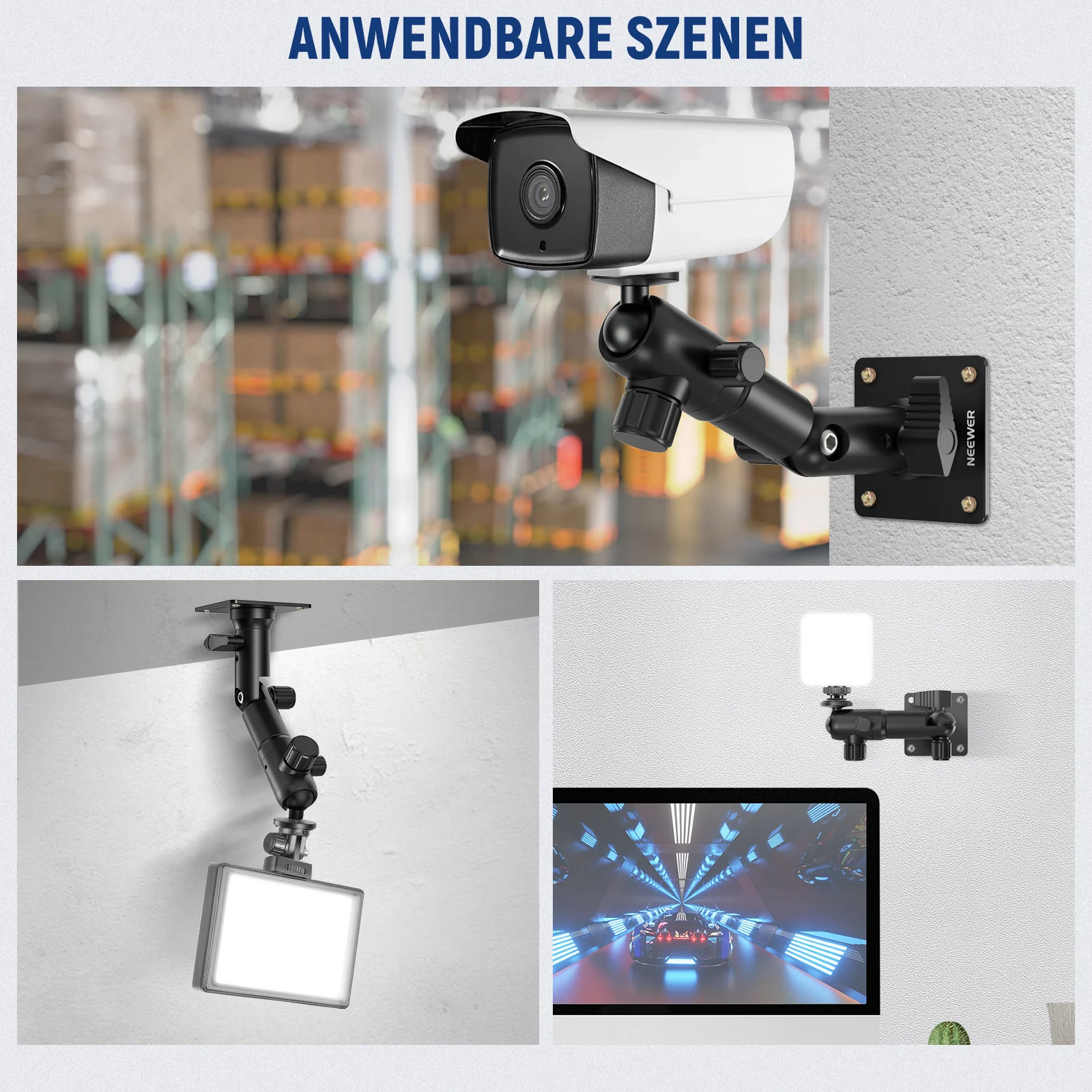 NEEWER ST-WM3 Wand Deckenhalterung - Image 6
