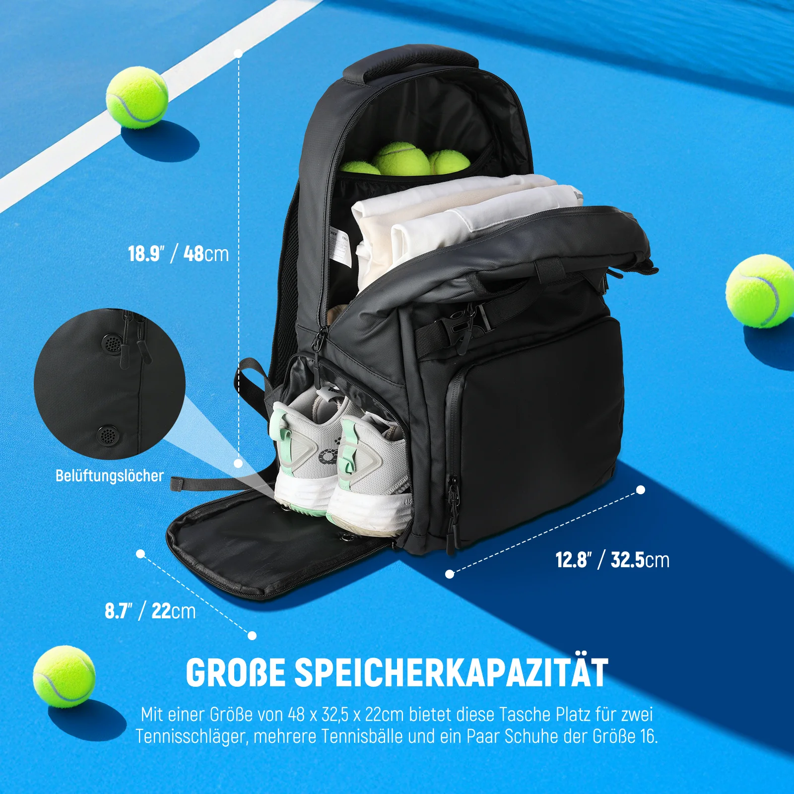 NEEWER TB02B Tennisball Rucksack - Image 3