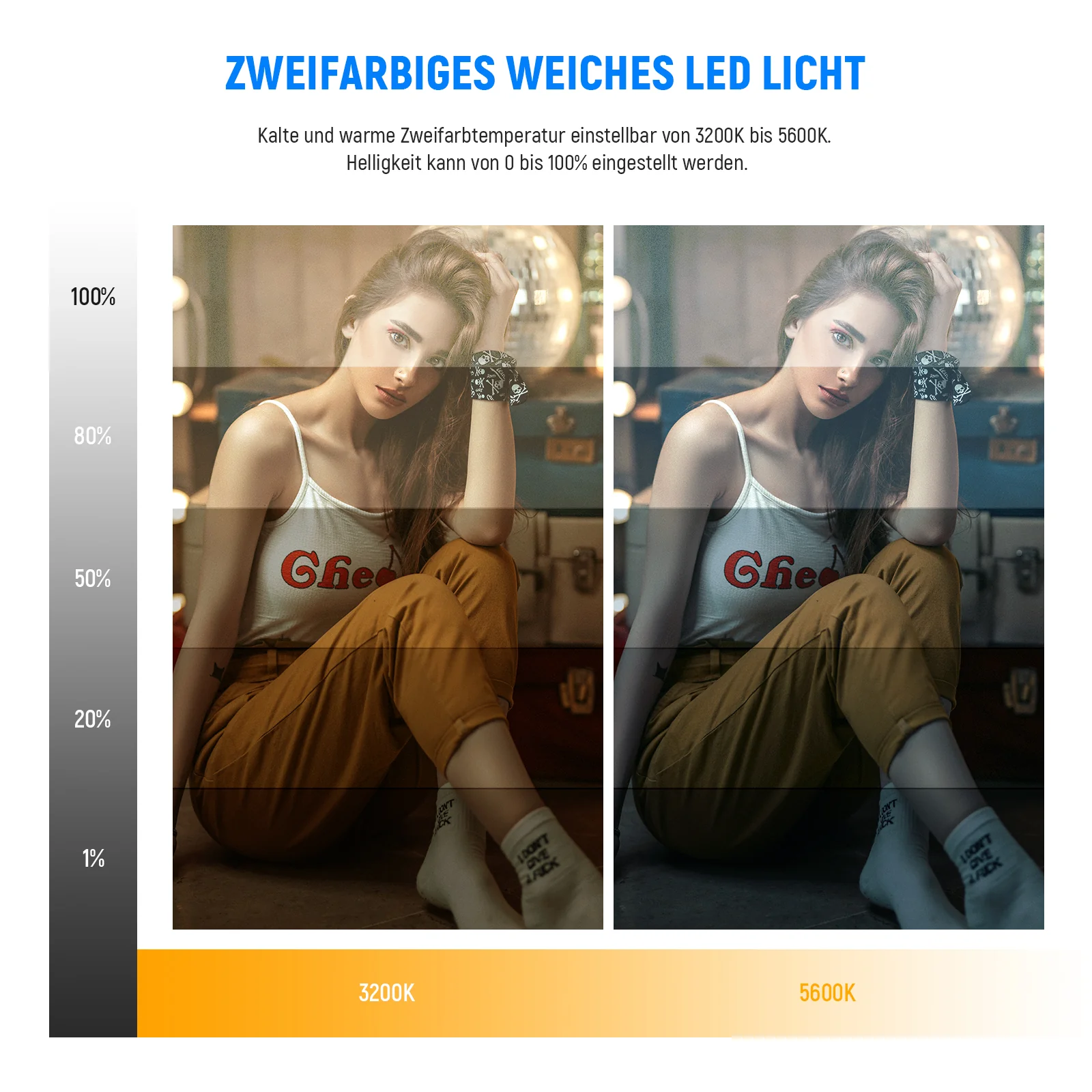 NEEWER NL-192AI Bi-color LED Videolicht - Image 14