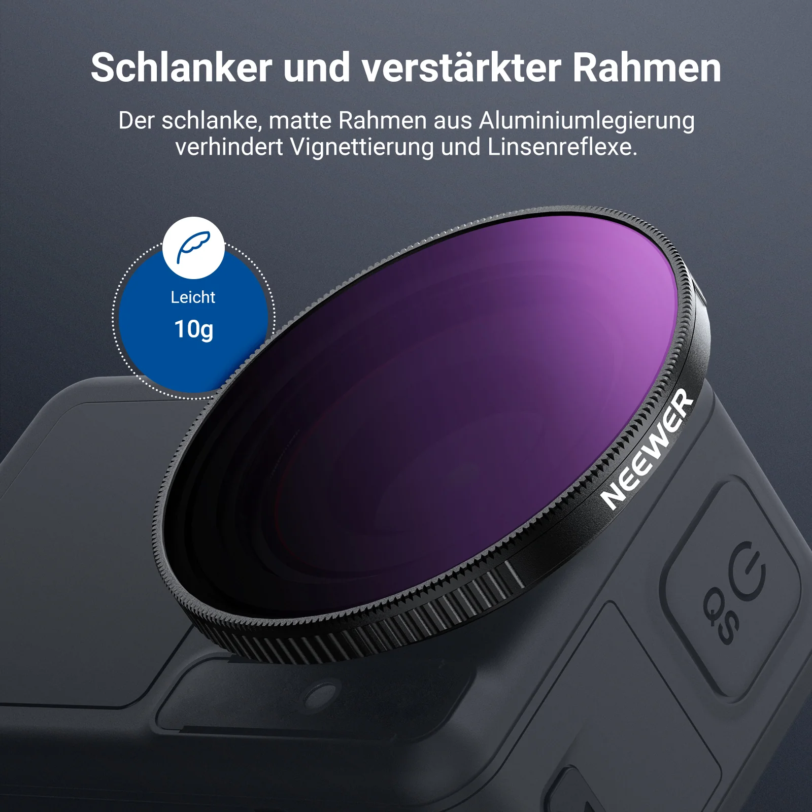 NEEWER Variabler ND Filter kompatibel mit DJI Osmo Action 5 Pro/4/3 - Image 13