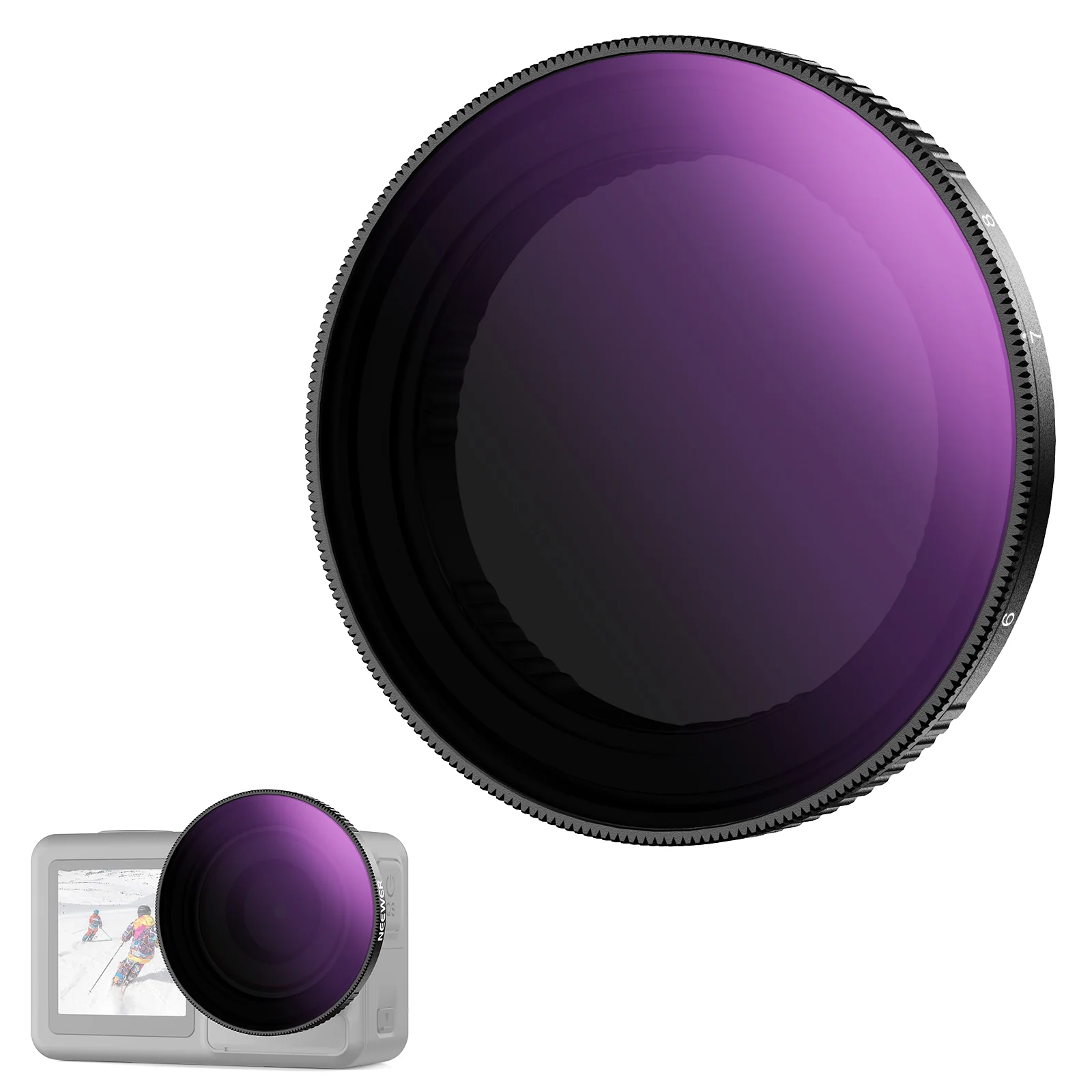 NEEWER Variabler ND Filter kompatibel mit DJI Osmo Action 5 Pro/4/3 - Image 9
