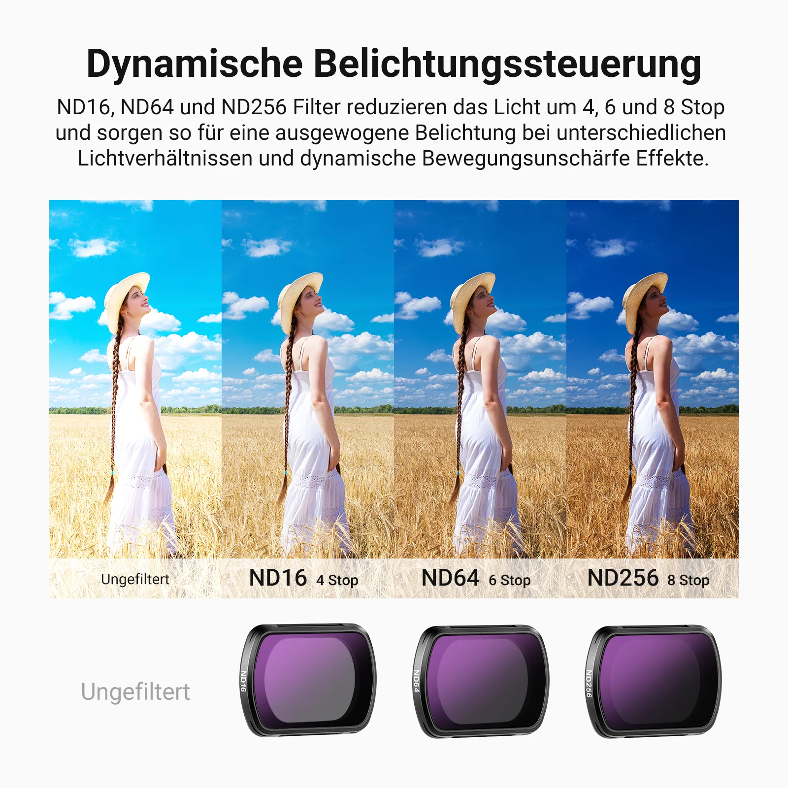 NEEWER Variabler ND Filter Kompatibel mit DJI Osmo Pocket 3/Pocket 4 - Image 37