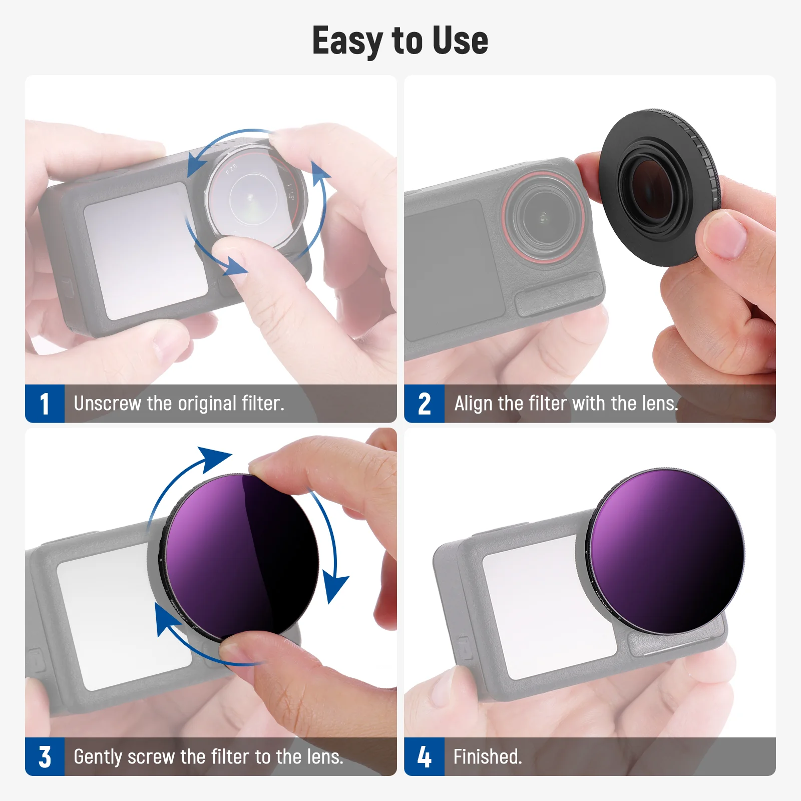 NEEWER Variabler ND Filter für DJI Osmo Action 5 Pro & Action 4 - Image 17
