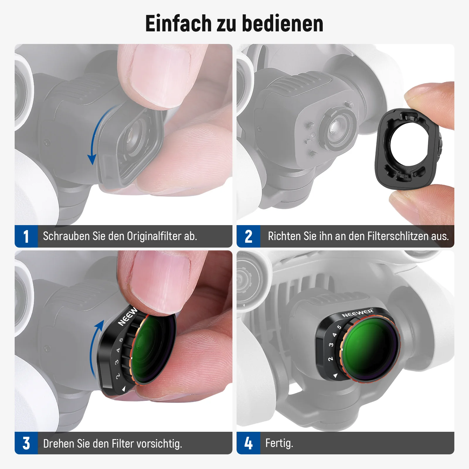NEEWER Variable ND Filter Set für DJI Mini 3 Pro - Image 8