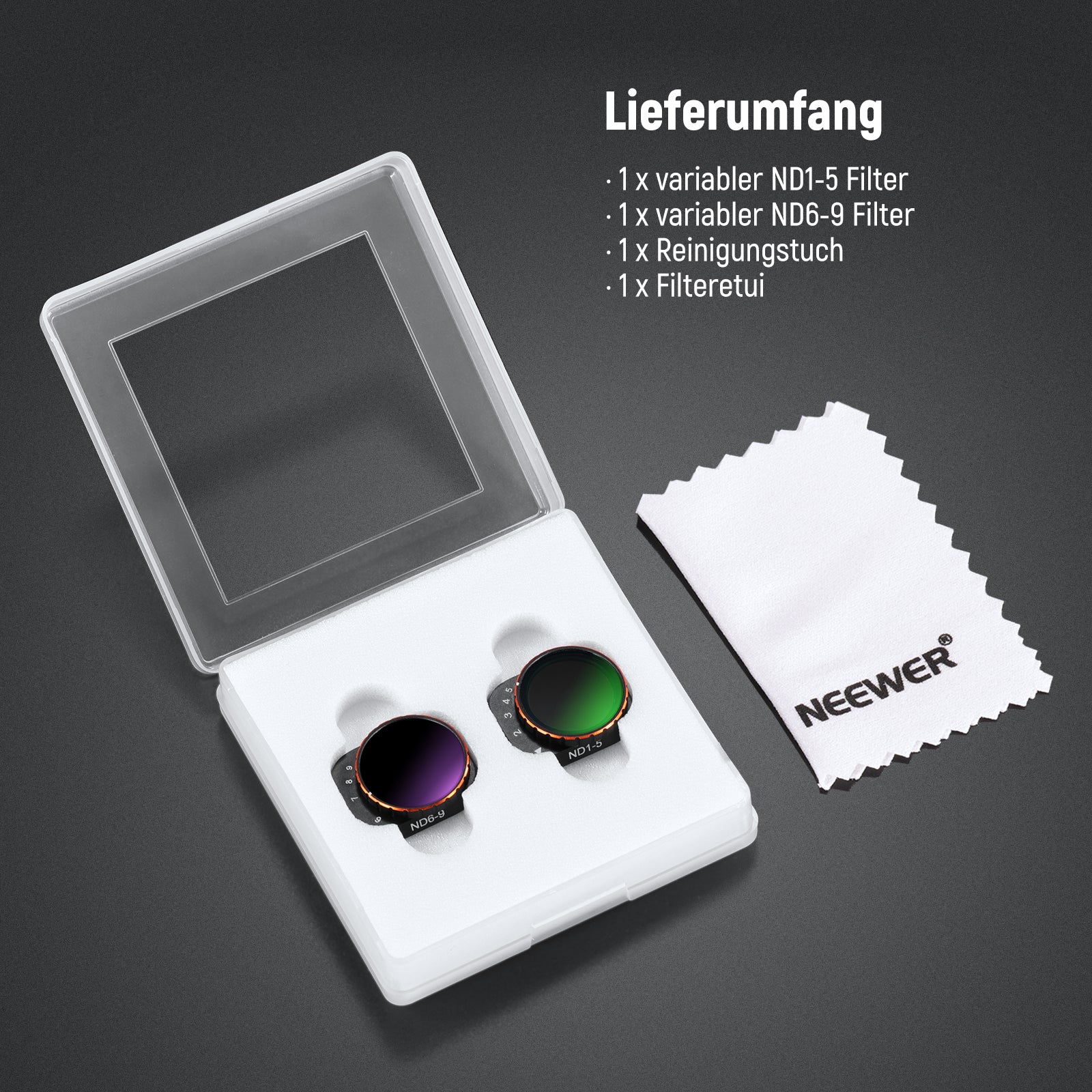 NEEWER Variable ND Filter Set für DJI Mini 3 Pro - Image 9