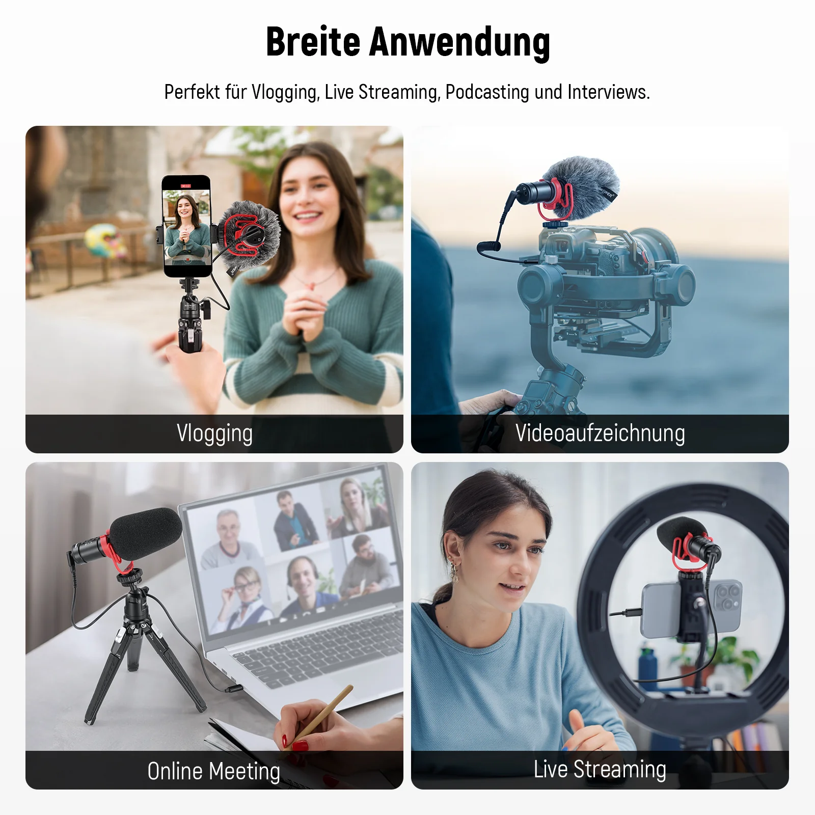 NEEWER VM11 Universelles Plug & Play Mikrofon - Image 7