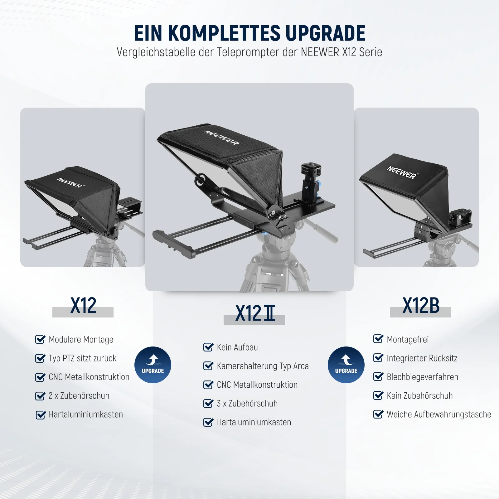 NEEWER X12II Teleprompter mit Kamera Halterung - Image 2
