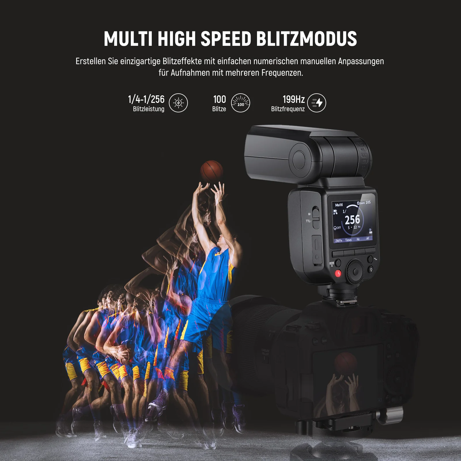 NEEWER Z880 76W 2,4G TTL Kamera Blitz Speedlite Flash mit Diffusor - Image 4