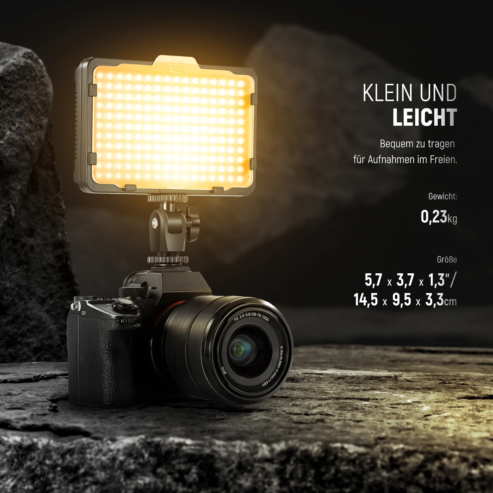 NEEWER 176 LED 5600K Ultra hell dimmbar auf Kamera Videoleuchte - Image 2